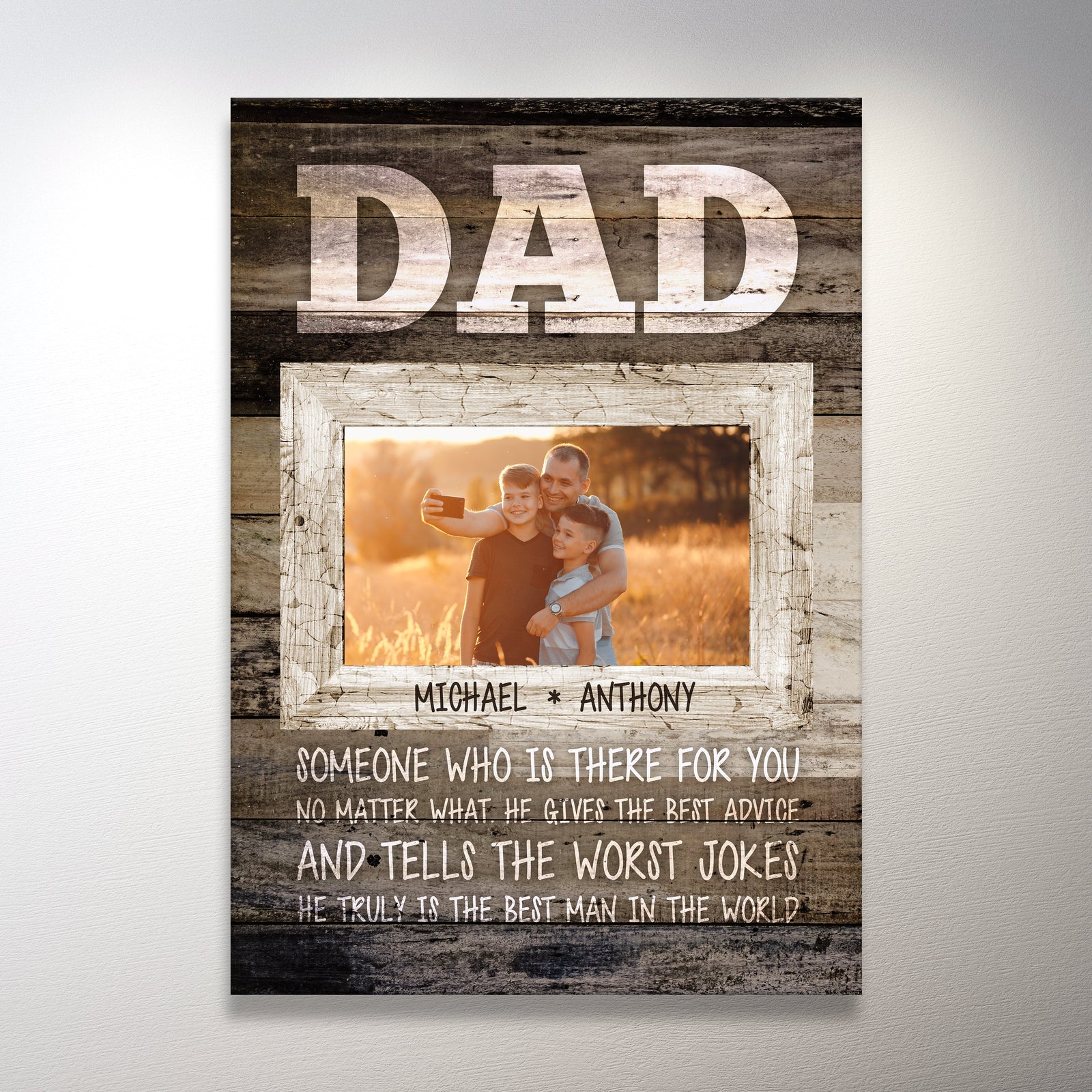 Father's Day Gift Personalized Best Gift For Dads Who Have Everything - Oh  Canvas